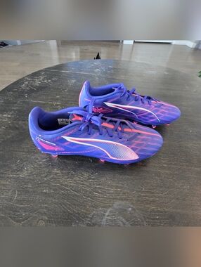 Puma Ultra 5 Ultimate FG Purple & Pink Unisex Soccer Cleat, M 9 or W 10.5